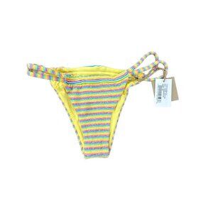 Free People x Toast Swim Women Tunnel Bottom Rainbow RIB XS